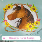 Jewelkeeper Girl's Musical Jewelry Storage Box Pullout Drawer, Horse and Barn Design, Home on the Range Tune
