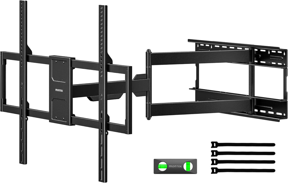 monTEK XL 40” Long Arm TV Wall Mount for 50-100 inch TVs up to 176 lbs | ±90°...