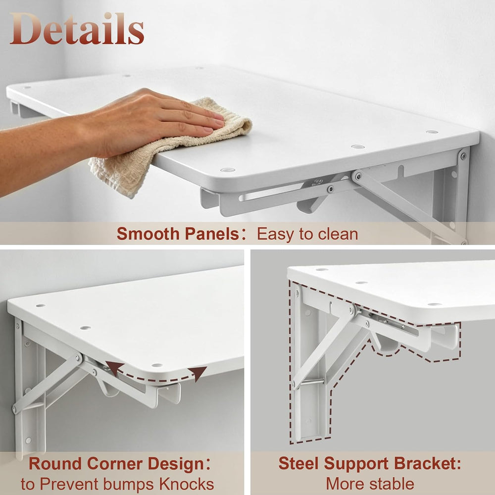 Folding Shelf Wall Mounted for Small Space,