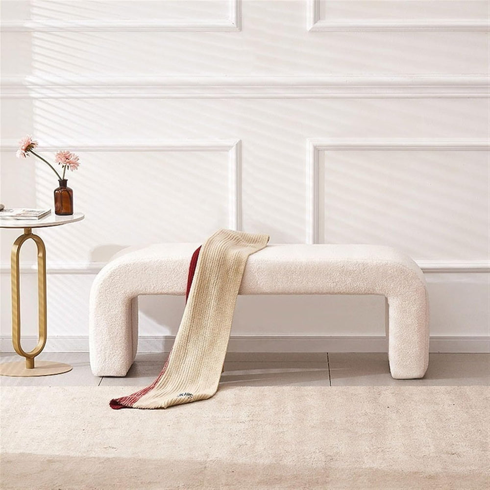 Modern Home Entryway Shoe Stool Bedroom Bedside Clothing Store Bench Fitting ...