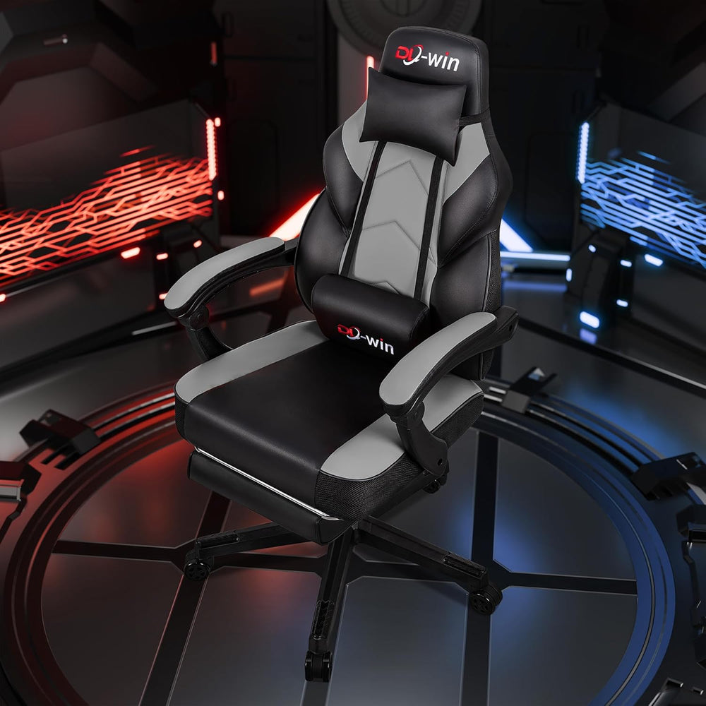 DL-win Gaming Chairs for Adults, Computer Chair with Footrest and High Back, ...