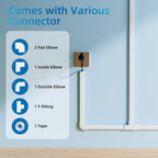 Yecaye 142in Wall Cord Hider for 2-3 Cords, On-Wall Cord Cover Channel, Cable Concealer, Cable Cover Cords Management for Home Office, W0.94in H0.47in, White