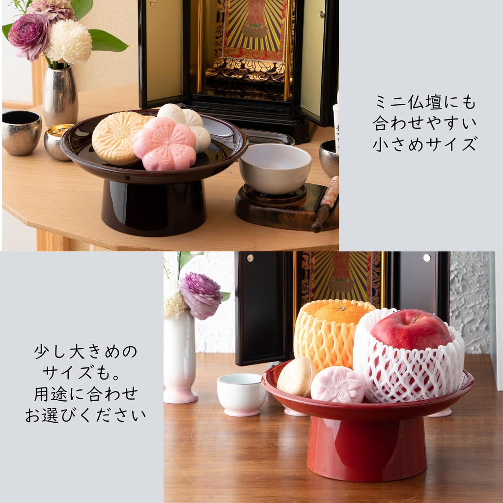 サンメニー Sanmeny Co., Ltd. Marusanpo Monotai, Offering Desk, Buddhist Altar, Buddhist Altar, Tame Size 6, Approx. 7.1 inches (18 cm), Obon Memorial Service, Meal Service, Made in Japan, Made in Japan