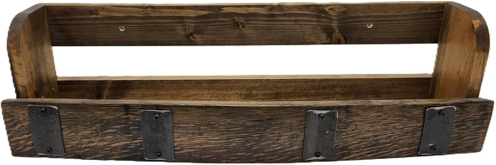 Whiskey Barrel Stave Wall Shelf