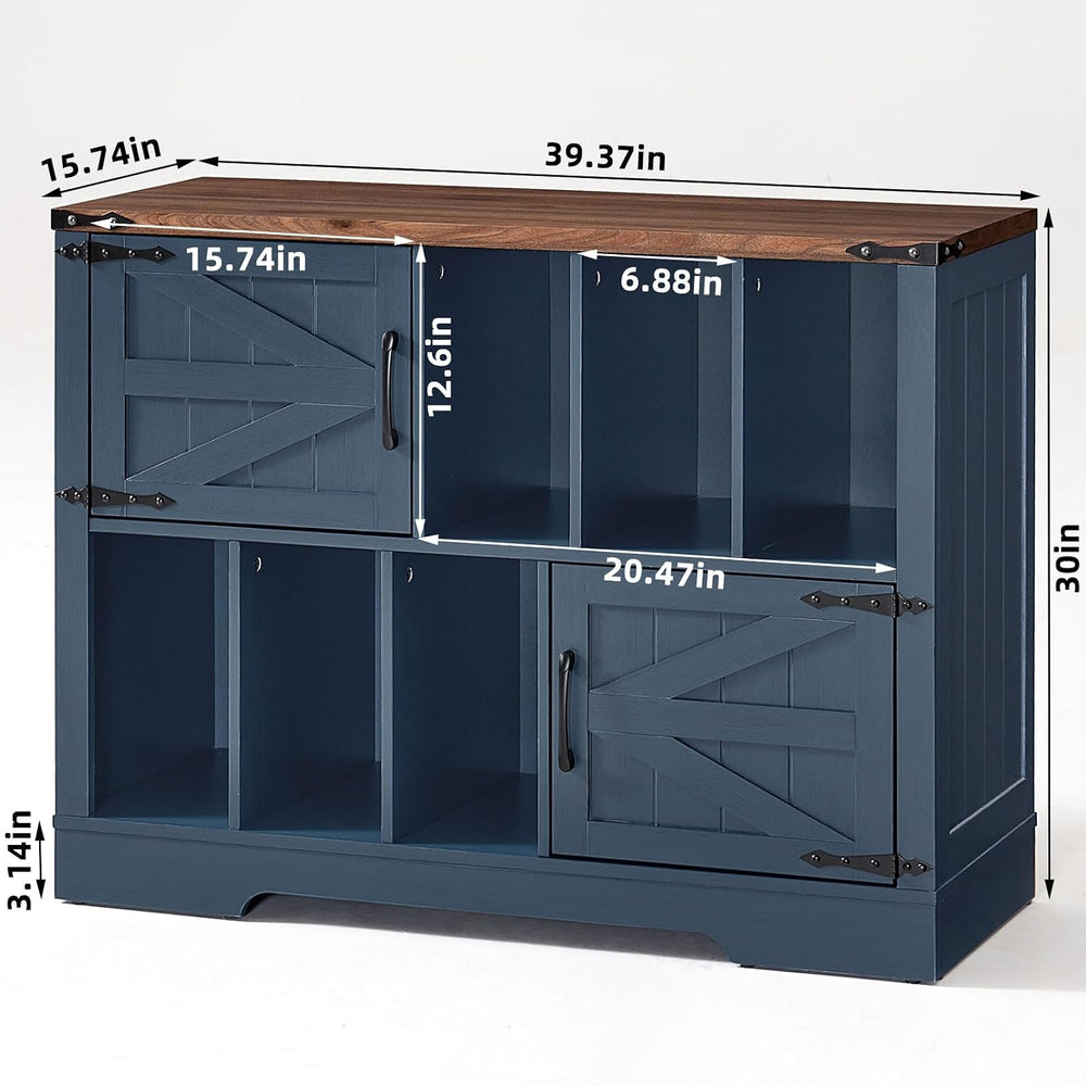 Joaxswe Large Record Player Stand with Vinyl Storage Up to 450 Albums, 39 Inc...