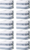 TAILI 10 Pack Vacuum Storage Bags, Space Saver Bags, Jumbo Cube 31x40x15 Inch, Extra Large Vacuum Sealed Bags for Comforters, Blankets, Bedding, Clothes, Closet Organization Space Saving, Cream
