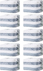 TAILI 10 Pack Vacuum Storage Bags, Space Saver Bags, Jumbo Cube 31x40x15 Inch, Extra Large Vacuum Sealed Bags for Comforters, Blankets, Bedding, Clothes, Closet Organization Space Saving, Cream