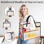 Clear Clothes Storage Bags, 8 Pack Closet Organizers and Under Bed Storage Containers, Foldable Moving Bags with Zippers for Comforter, Blanket, Bedding, Duvet, PVC Packing Bags 40L