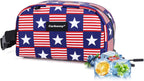 Cerbonny Small Cooler Bag Freezable Lunch Bag for Work School Travel, Leak-proof Insulated Eco-friendly Lunch Bag, 2.5L, Flag