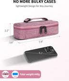 Insulin Vial Cooler Travel Case TSA Approved 300g Reusable Ice Brick Insulin Pen Case Holds 2 Pens and 2 Vials Long Lasting Medicine Cooler for Travel Camping and Outdoor Activities (Red)