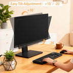 2026 Version Ergonomic VESA Monitor Stand, 150mm Spring Height adjustment,, Tool-Free Base, Swivel, Tilt & Rotation, for 26–32" Monitors, 7.28–8.82 lb, 100x100mm Vesa Mount (7.28～8.82LB)