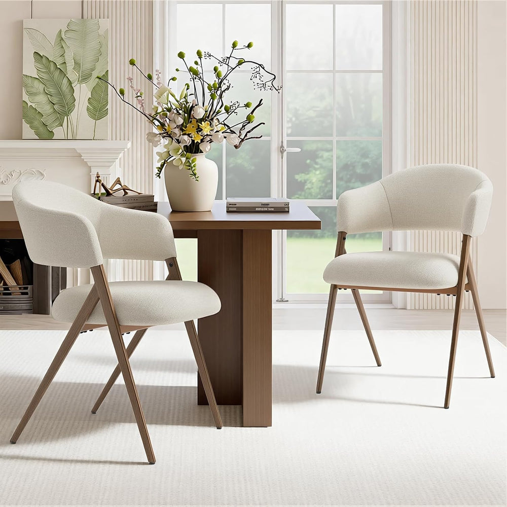 COLAMY Dining Chairs Set of 4, Mid Century Modern Dining Room Kitchen Dinner ...