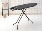Brabantia - Ironing Board C - Flexible Steam Iron Rest - Adjustable in Height - Non-Slip Rubber Feet - Cover and Pad - Solid Foldable Unit - Denim Black - 49x18 Inches