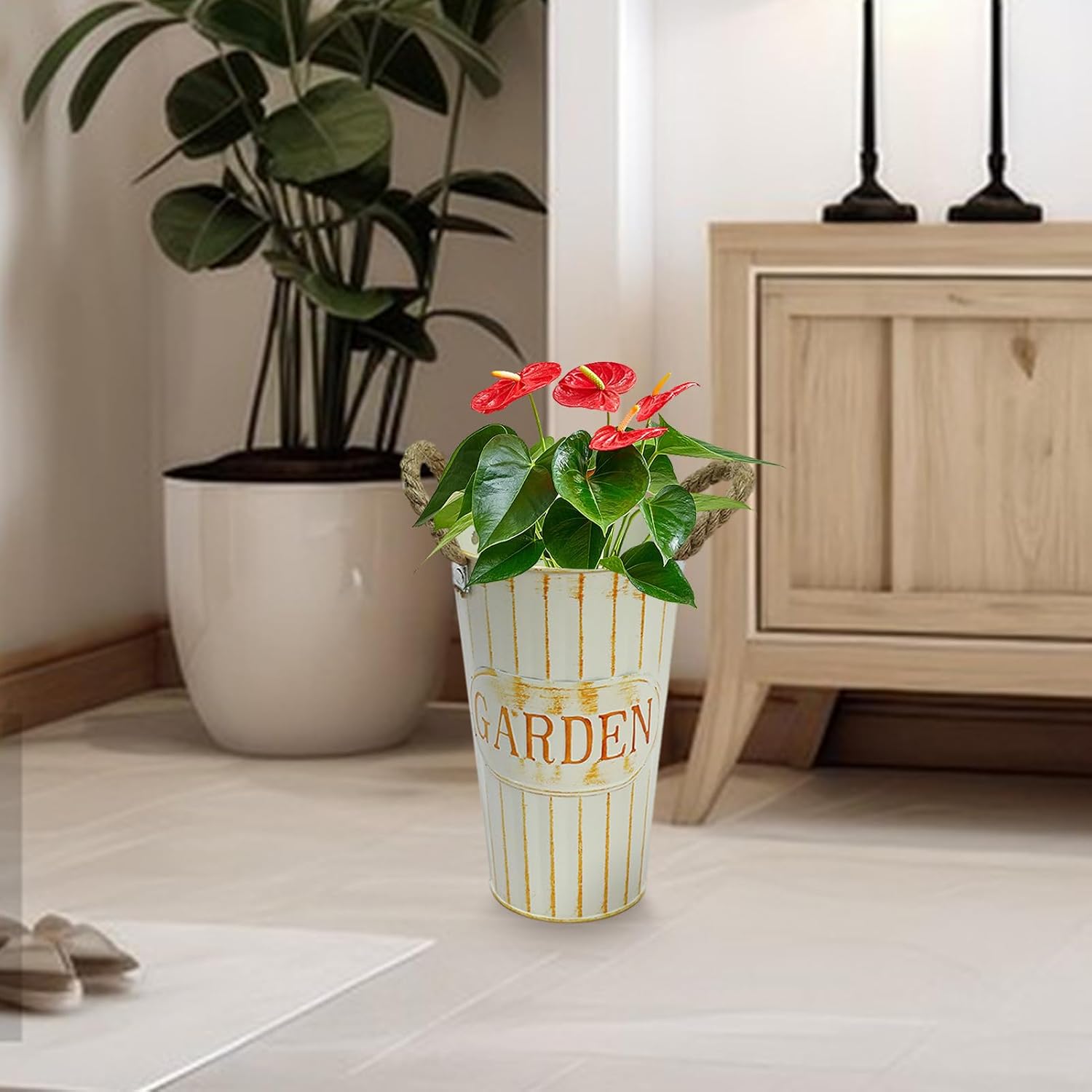 Anti?Rust Metal Frame With Drip Tray - Space?Saving Umbrella Bin Holder For Entryway Indoor Outdoor Use | Stylish Umbrella Stand Organizer With Basket Design, Vertical Storage For Wet Umbrellas