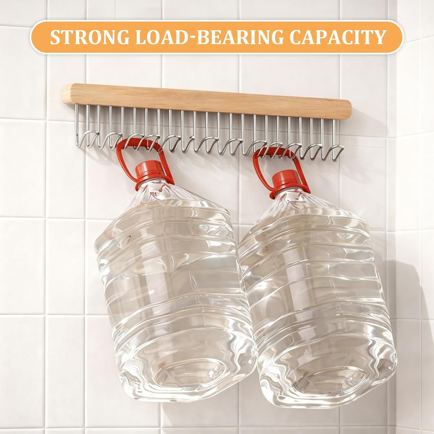 Yookeer 2 Pack Belt Organizer Pull out for Closet Belt Hanger Wall Mounted 16.1 Inch Valet Rods Ties Racks Extending with 12 Metal Hooks for Hanging Tank Tops Scarf Bras Key Storage Hanger Accessories
