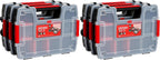 CRAFTSMAN Storage Organizer,Small Parts Organizer with 10-Compartments,Lid Includes Secure Latch (CMST60964M), (Pack of 6)