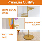 Royxen Scarf Organizer 20 Tiers, Hijab Organizer 60" Height, Purse Holder, Scarf Display for Clothing Store, Home (Gold)