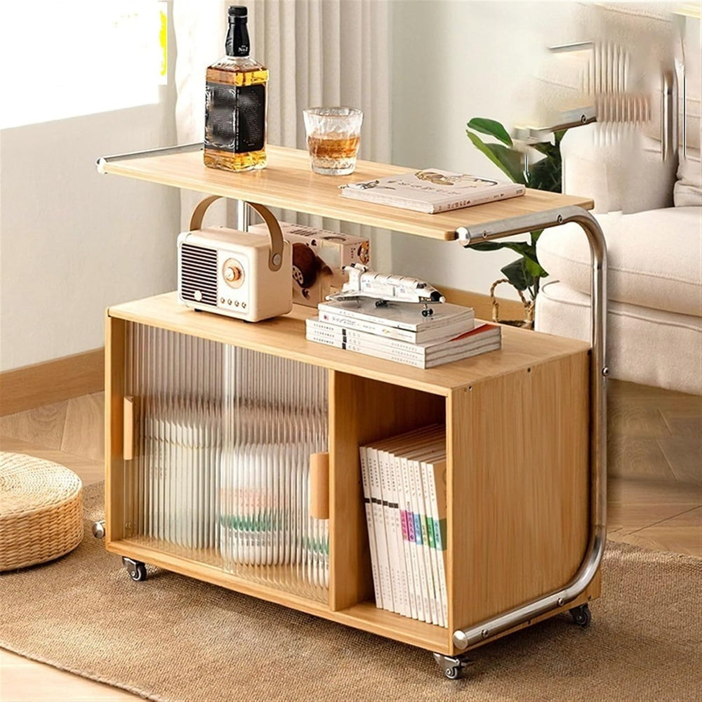 End Tables Interior ﻿, Multifunctional Sofa Side Cabinet, Movable Coffee Tabl...