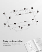 SONGMICS Luggage Rack for Guest Room, Suitcase Stand with Storage Shelf, Steel Frame, Foldable for Easy Storage, Hotel, Bedroom, Black URLR003B01