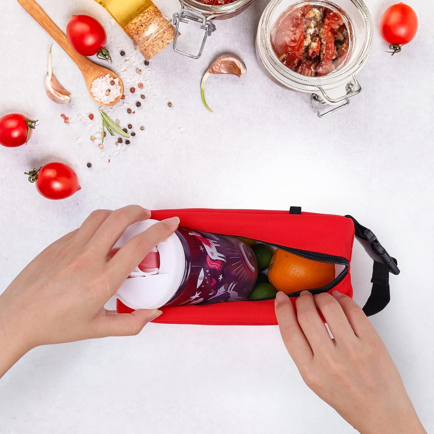 Small Cooler Bag Freezable Lunch Bag for Work School Travel,Small Lunch Bag,Small Insulated Bag For Kids/Adults,Freezer Lunch Bags,Freezable Snack Bag,Mini Lunch Bag Fit For Yogurt,Suit for 3+.