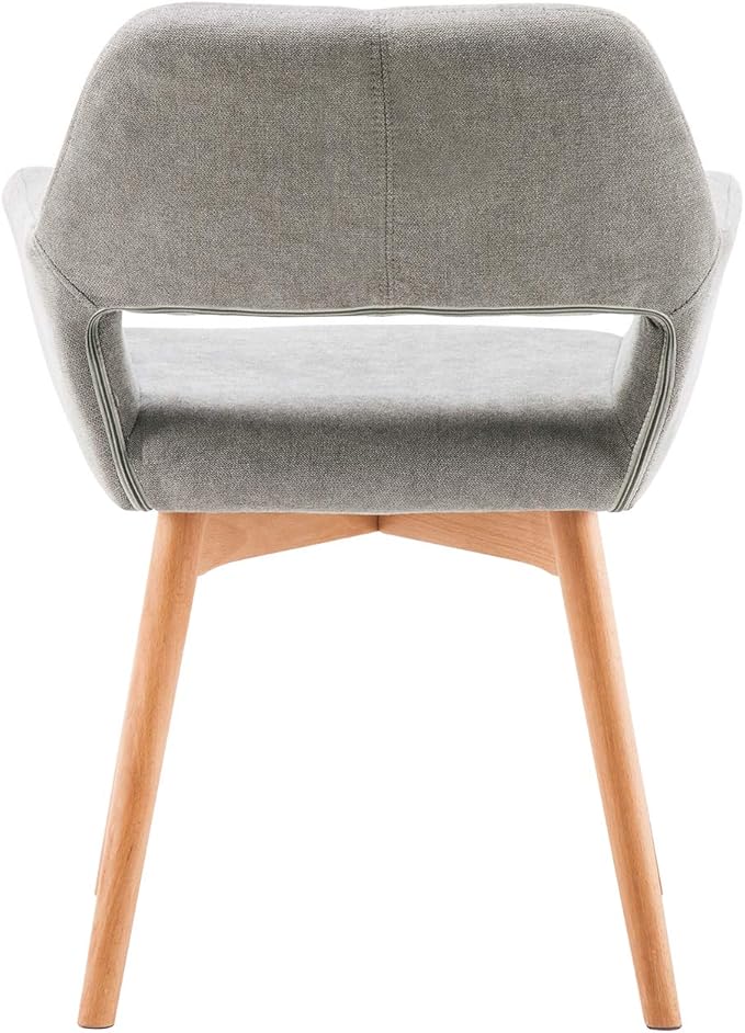 Desk Chair No Wheels Comfy Accent Chair for Living Dining Room Bedroom Vanity...