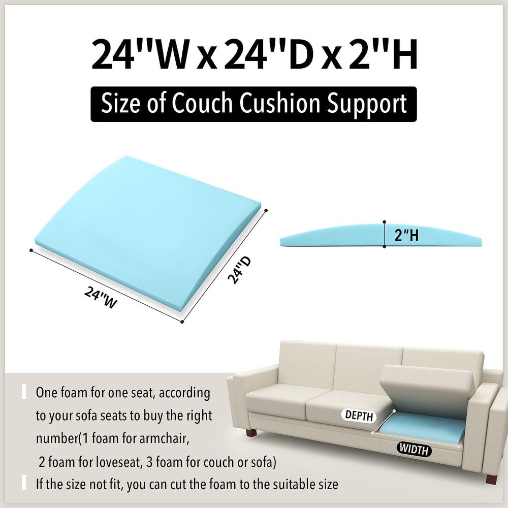 Tromlycs Sofa Couch Cushion Support for Sagging Cushions Seat Insert Under Bo...