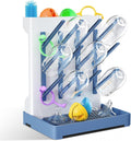 Baby Bottle Drying Rack: Vertical Space Saving Large Bottles Holder - Standing Boon Dryer Rack Baby Accessory - Countertop Holds Up to 12 Bottles & Pump Part Cleaning & Cup (Blue) (Blue)