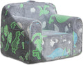 Toddler Chair,Kids Armchair,Kids Foam Chair,Toddler Couch,Glow Dino | Comfy kids armchair,toddler reading chair,kids foam chair,glow-in-the-dark dino,removable cover, no assembly
