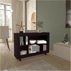 Console Table Cart, 5 Shelves, 4 Casters,for Kitchen