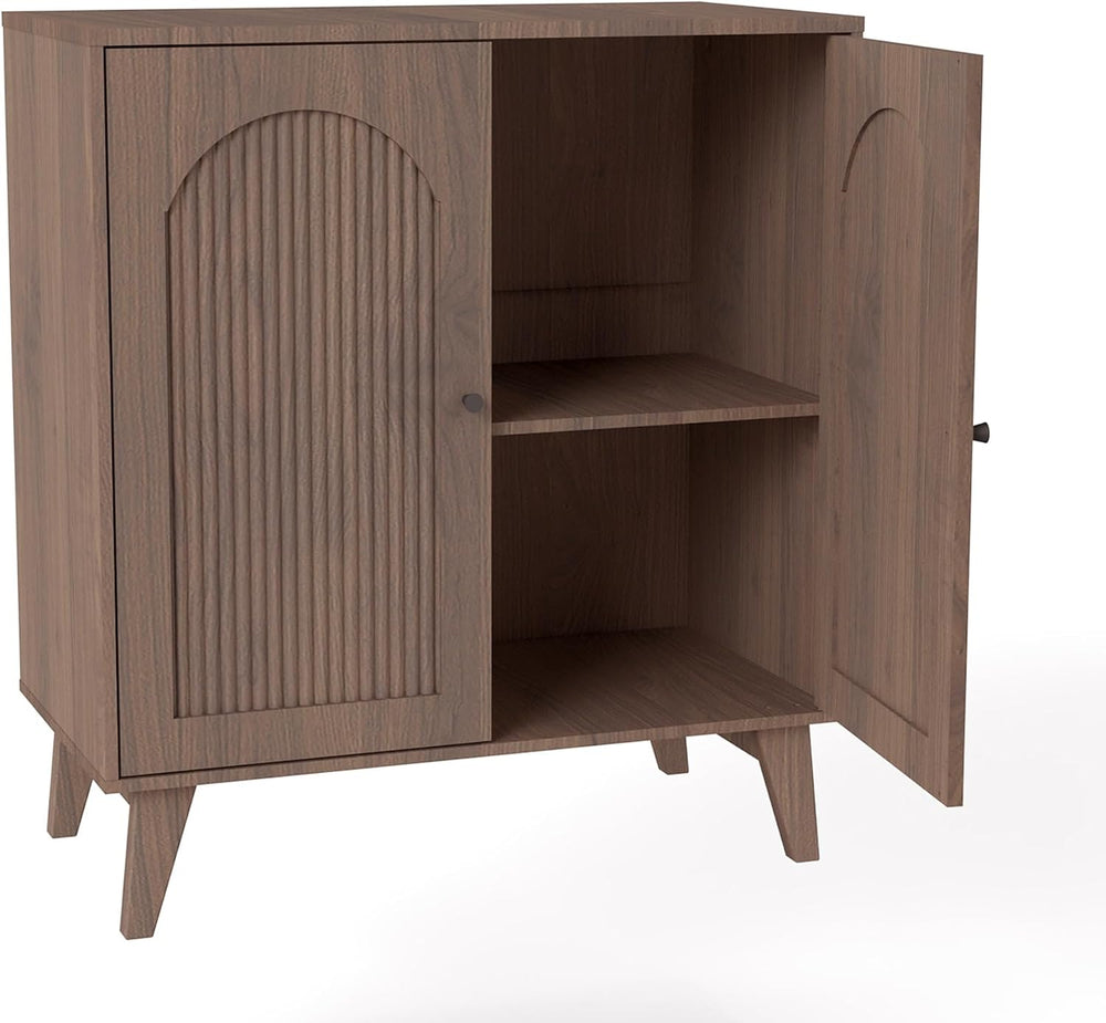 Sideboard Buffet Cabinet with Storage, Modern Accent Cabinet with Adjustable ...