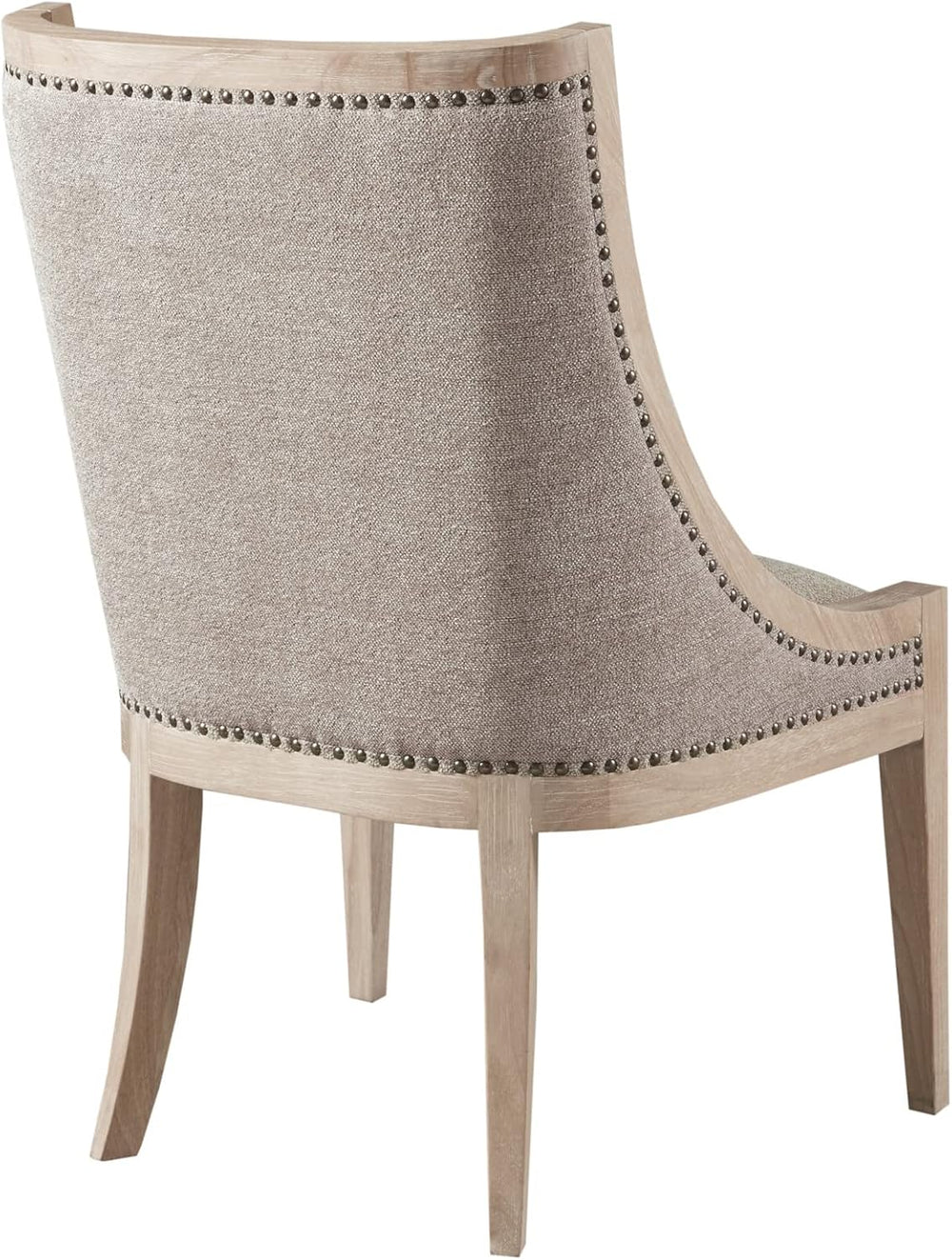 Martha Stewart Farmhouse Dining Room Chair, Recessed Arm Chair for Bedrooms, ...