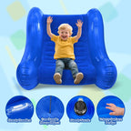 Sensory Rocker Chair for Kids, 42” x 42” x 38” Inflatable Pod Rocking Chair, Air Cloud Rocker, Autistic ADHD Sensory Chairs for Child, Indoor/Outdoor Toddler Rocking Chair