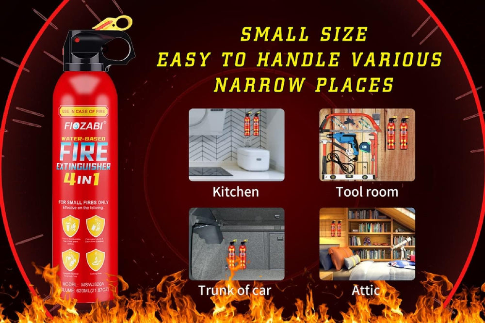 Portable Fire Extinguisher Spray With Bracket Can Prevent Re-Ignition,Best Su...