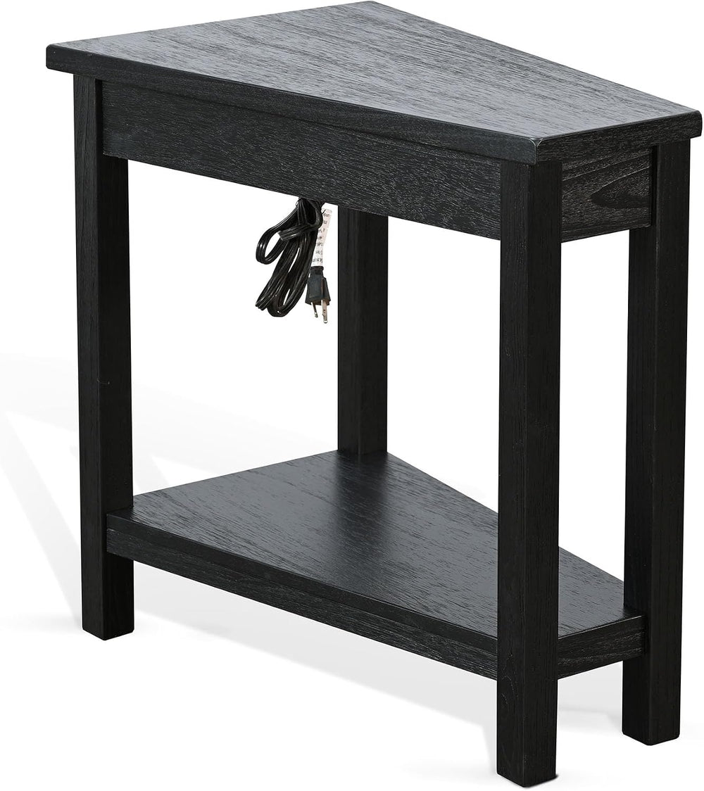 Sunny Designs Chair Side Table with Power Strip