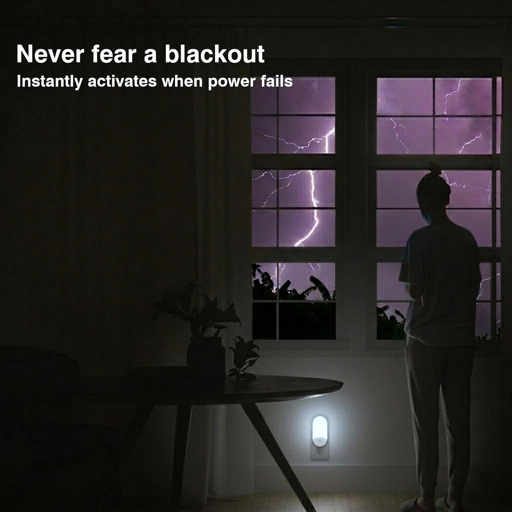 Camelion 4-in-1 Power Failure Night Light,Flashlight,Motion Sensing, 3-Pack
