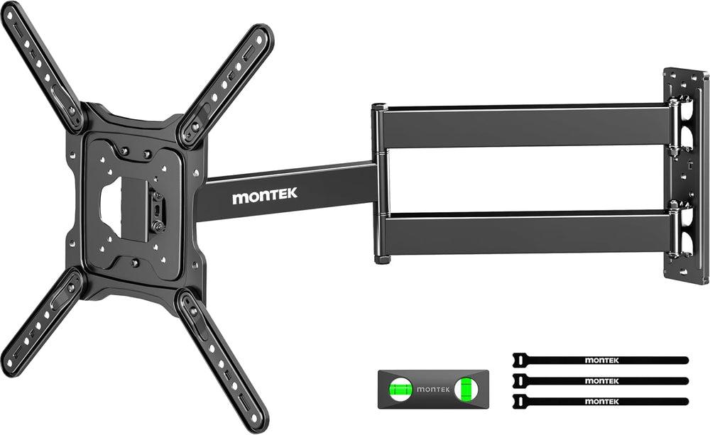 monTEK 29 Inch Long Arm TV Wall Mount for 23-65 Inch TVs | Long Extension TV ...