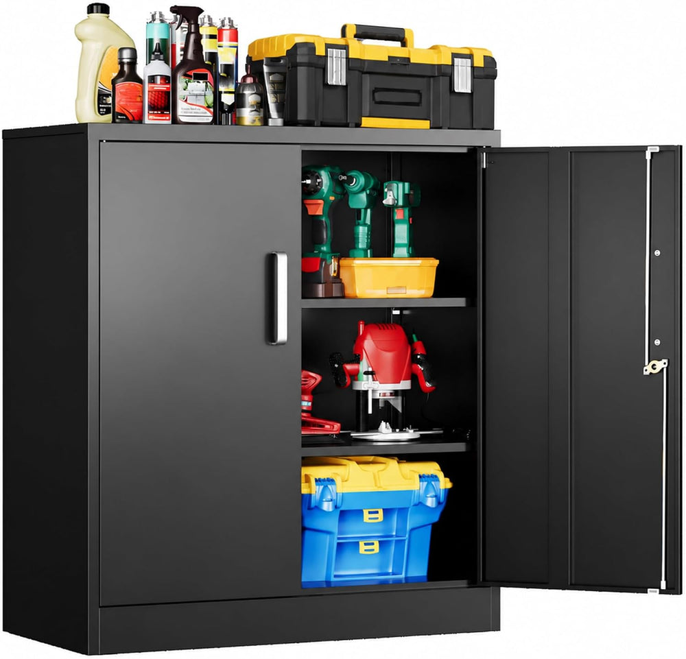 Metal Garage Storage Cabinet, Durable Metal Storage Solution