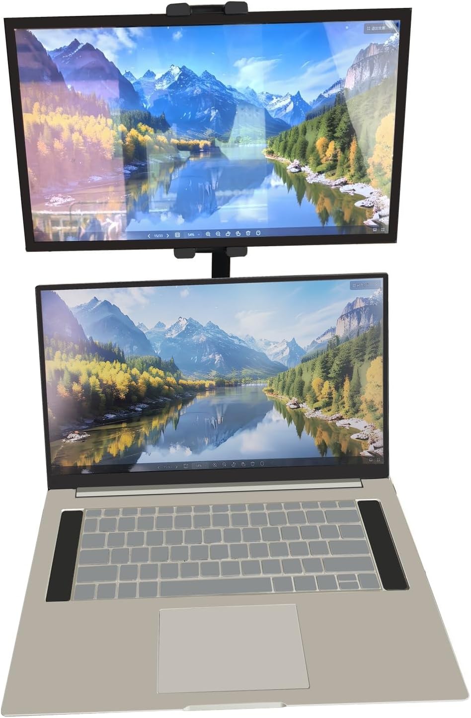 Portable Monitor Holder for 6-18.5 Inch Screen Desktop Expandable Monitor Stand 13 inch Tablet Stand