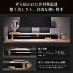 desk monitor stand (All White, Large)