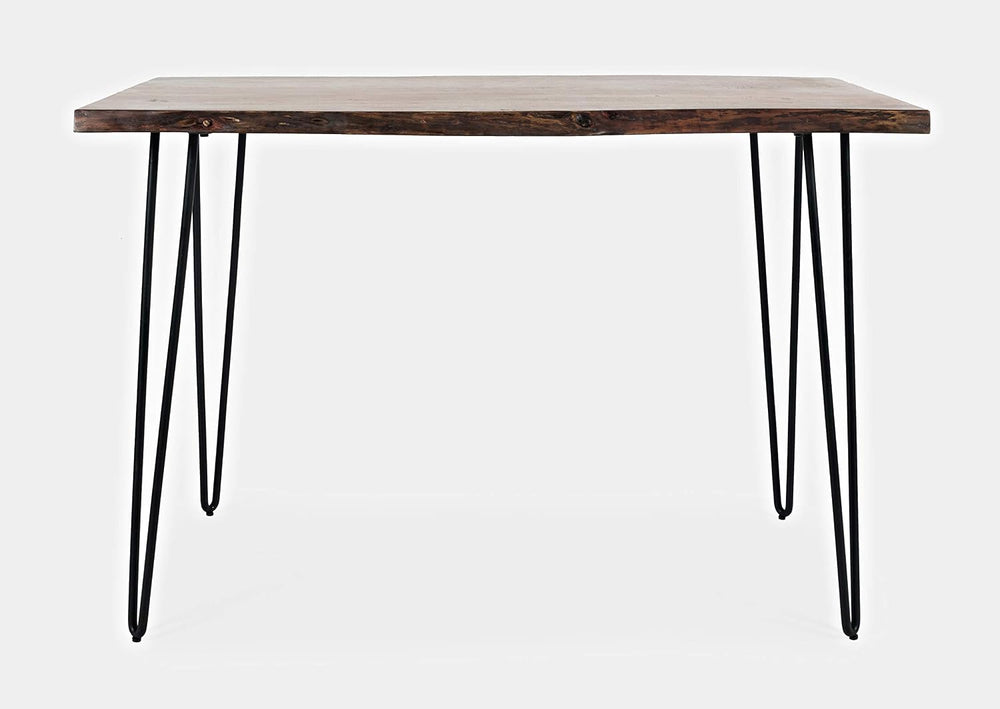 Jofran Nature's Edge 52" Farmhouse Dining Table - Solid Wood Counter...
