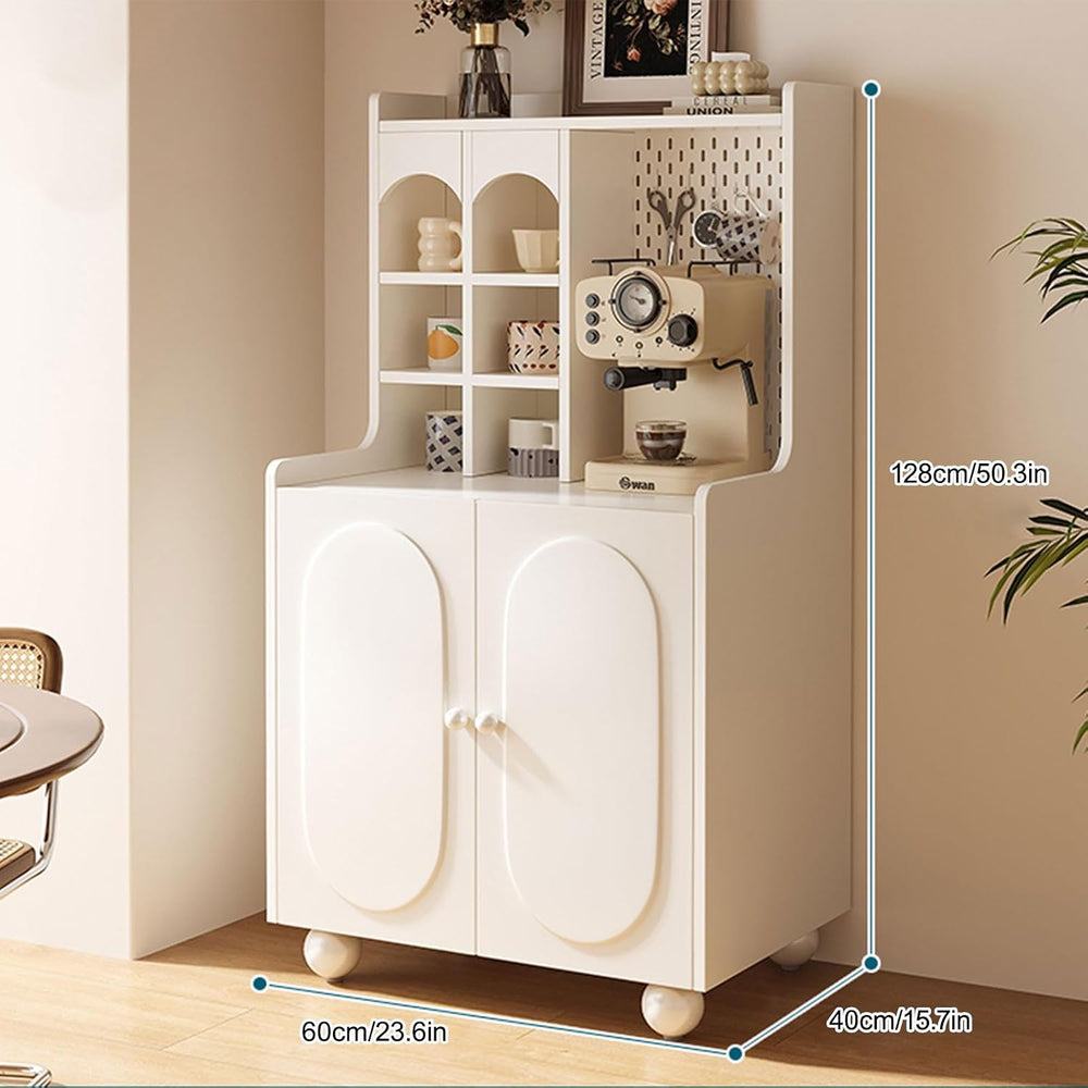 Kitchen Cabinet, Tall Pantry Cabinet, Versatile Cupboard for Dining Room, Far...