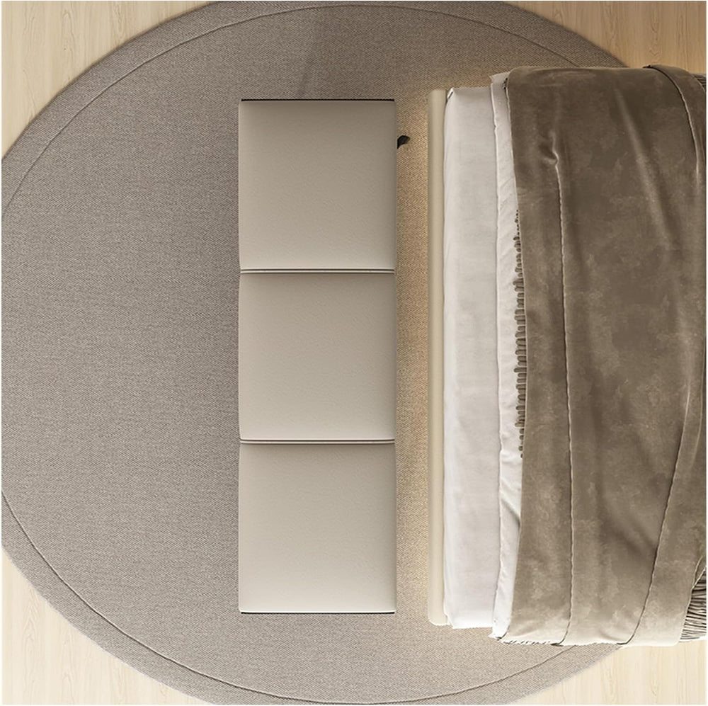 Modern Bedroom Bench Leathers, Upholstered End of Bed with Padded Seat and Me...