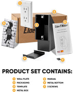 Elder Welder® Electrical Outlet Hidden Wall Safe | 100% Real Wall Plate Included | Easy to Install | Hidden Safe for Money | Wall Safes Between Studs | Secret Storage | Invisible Safe