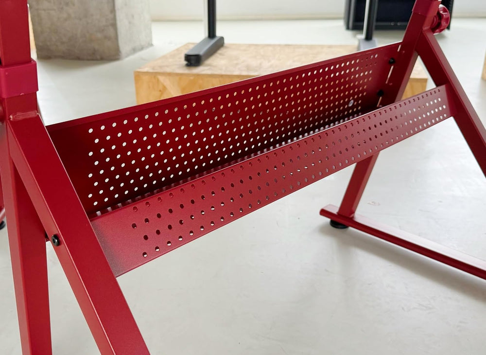 Art Table Art Desk Drafting Table - Height Adjustable Glass Drawing Table wit...