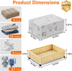 Bamboo Under Bed Storage Containers with Wheels, 40L UnderBed Drawers with Dust Bag, Breathable Under Bed Shoe Storage, Rolling UnderBed Clothes Storage, 2Pack