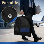 Premium Suit Bags 8 Pack, 43” x 24” Garment Bags for Hanging Clothes | Garment Bags for Travel with Clear Window, Sweater, Coat & Suit Storage