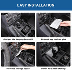 Gear Shift Center Console Front Tray Organizer Compatible with INEOS Grenadier 2020-2024, Center Console Organizer Insert Tray Accessories (Gray)