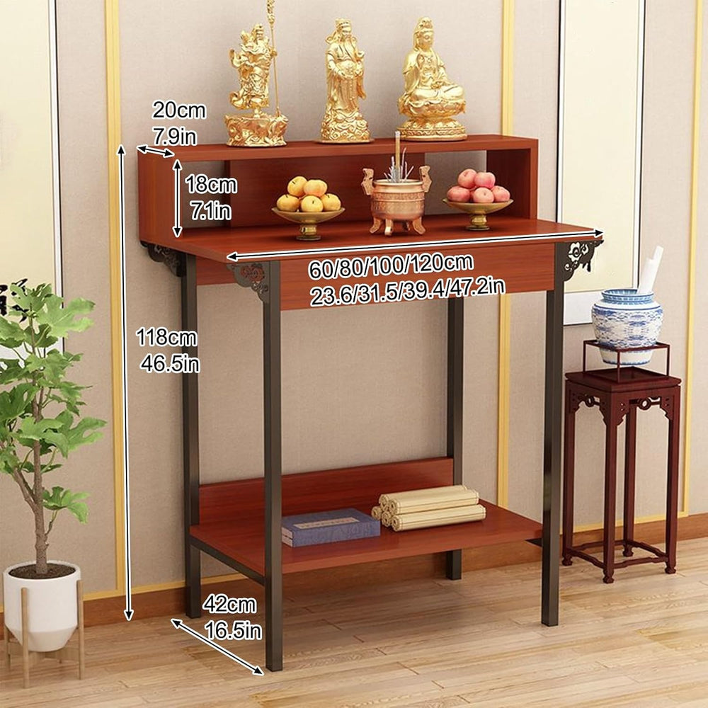 3-Tier Meditation Table, Personal Shrine Altar, Prayer Stand Riser for Home D...