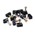 Bolt Dropper Coaxial Cable Clips - Electrical Wire Cable Clip for Cable Management - Screw Clip and Fastener - Coax Cable Holder - Wire Organizer Clamp - Siding Clips for Hanging - Set of 100