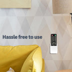 6 PCS Remote Control Holders Wall Mount, Self Adhesive TV Air Conditioner Remote Control Holder, Wall Mount Storage Box Organizer Wall Pen Holder Storage for Home Office School (White)